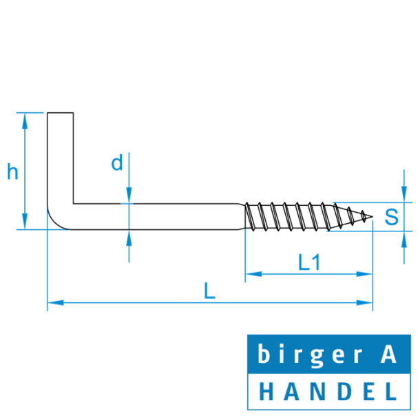 Art. 007  2.20x20x10mm messing massiv vinkelkrog