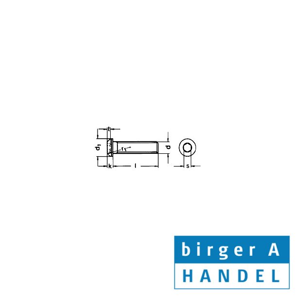 Iso 7380-1 M 12x35 rustfri syrefast A4 Buttonhead insex skrue