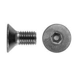 Iso 10642 (din 7991) M 6x12 rustfri syrefast A4 UH insex skrue