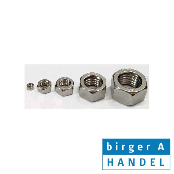 Rustfri syrefast A4 m�trik skive sortiment M3-M12 