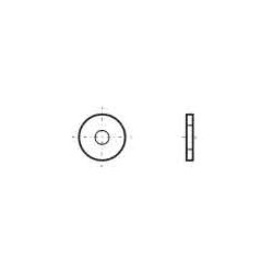 Sk�rmskive Din 9021 rustfri syrefast A4 Sortiment 3-12mm