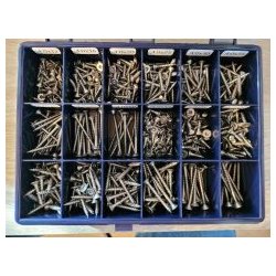 Art 9047 sp�npladeskrue sortiment rustfri syrefast A4 �4.0-4.5 unders�nket Torx