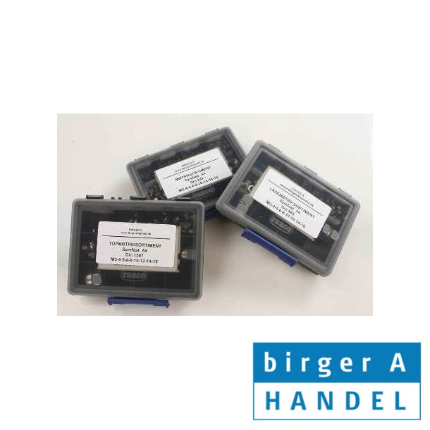 Iso 14585 rustfri syrefast A4 PH Torx 12 rums pladeskruesortiment 3.5-3.9