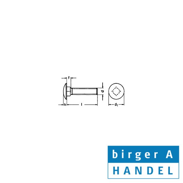 Din 603 M 12x70/70 rustfri syrefast A4 brddebolt
