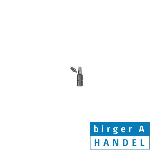 Bits torx 6 med hul lngde 25mm