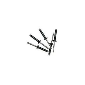 Alu/stl  3.2x10 blindnitte sort lakeret