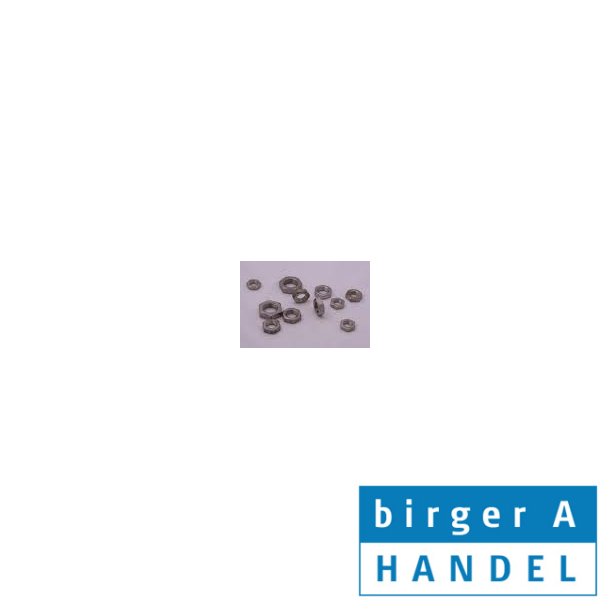 Din 439 8mm rustfri A2 LINKS kontramtrik pakke a 100 stk