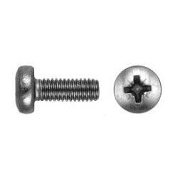 Din 7985 M 2.5x14 rustfri syrefast A4 PH PZD maskinskrue pakke a 1000 stk