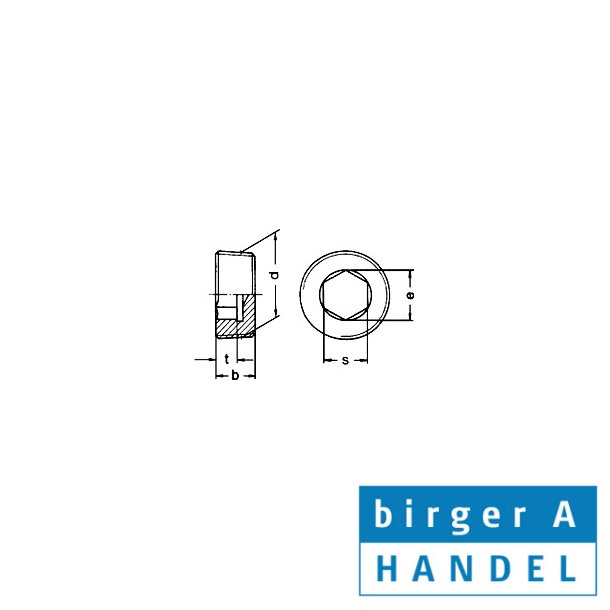 Din 906 3/8 rrgevind rustfri syrefast A4 indv.6kt.prop