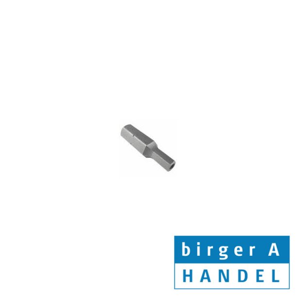 Sikkerhedsbits unbrako/insex med hul SW 4