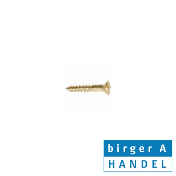 Din 95 messing  2.0x8 linsehoved trskrue lige krv