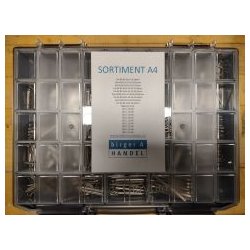 Din 94 rustfri syrefast A4 split sortiment �1.0-6.3mm 