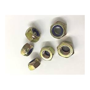 Din 985 messing M12 lsemtrik