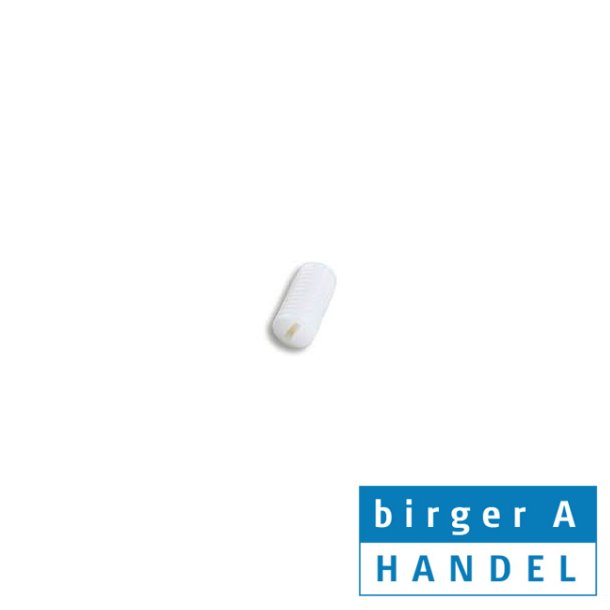 Din 551 M 8x16 nylon pinolskrue lige krv flad ende