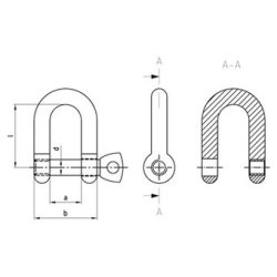 D sjkel 12mm rustfri syrefast A4