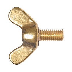 Din 316 M 6x20 messing fljskrue 