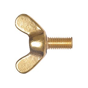 Din 316 M 4x10 messing fljskrue 