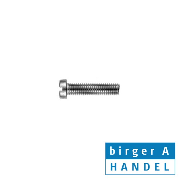 Din 84 M 1.2x3 rustfri A2 CH lige krv maskinskrue pakke a 200 stk