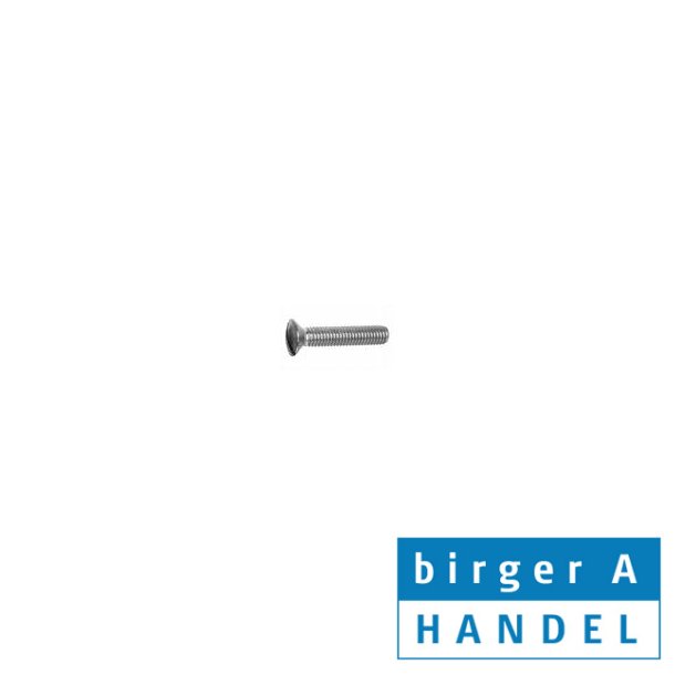 Din 964 M 4x25 rustfri syrefast A4 linsehoved lige krv