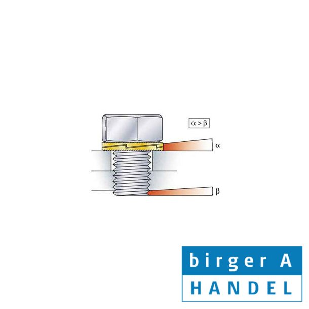 Nord-Lock M10kile-lseskiver i rustfrit syrefast A4