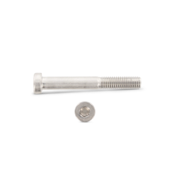 Din 7984 M 6x40 rustfri syrefast A4 lav hoved insex skrue