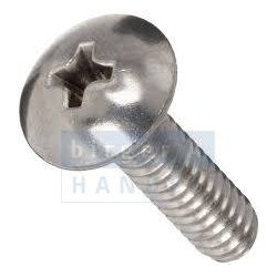 Din 7985 UNC 8-32x1" (25mm) panhovedet rustfri syrefast A4