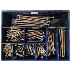 Art 9047 sp�npladeskrue sortiment rustfri syrefast A4 �5.0 unders�nket Torx