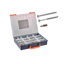 Art 9047 sp�npladeskrue sortiment rustfri syrefast A4 �3.0-5.0 unders�nket Torx