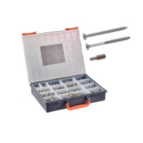 Art 9047 spnpladeskrue sortiment rustfri syrefast A4 3.0-5.0 undersnket Torx