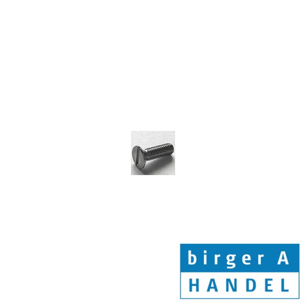 Din 963 M 8x40 rustfri syrefast A4 undersnket lige krv