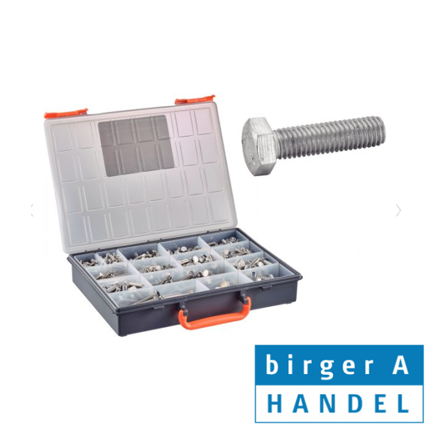 Din 933 M 5-6-8-10 rustfri syrefast A4 s�tskrue sortiment 15 rums