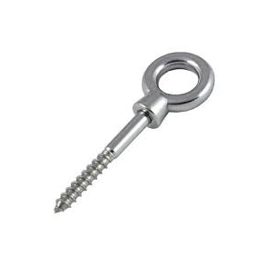 jebolt med trgevind M5x50 rustfri syrefast A4