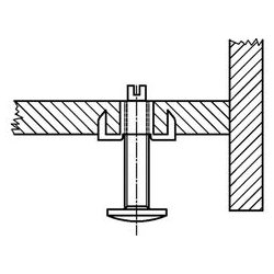 Beslagmtrik M8 for tr rustfri A2