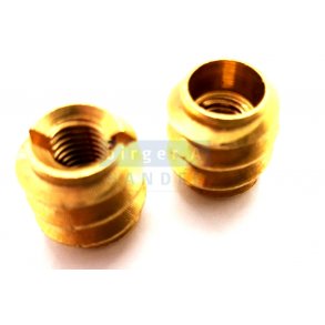 Din 7965 messing M 3x8 gevindbsning/mtrik for tr 