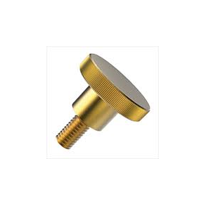 Din 464 messing M 6x10 knurled fingerskrue