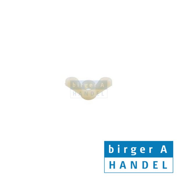 Din 315 M 6 nylon hvid PA6 fljmtrik 