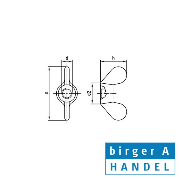 Din 315 M20 messing fljmtrik