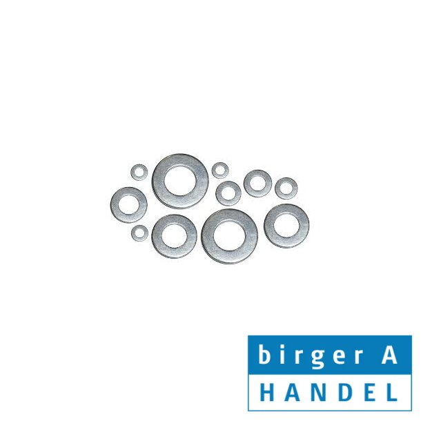 Din 433 M 6 syrefast A4 skive / lille udvendig diameter