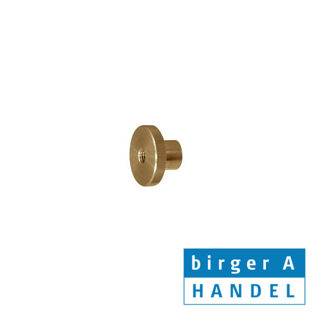 Din 466  M 3 knurled messing fingermtrik med nav