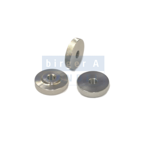 Din 467  M 3 knurled rustfri A1 1.4305 fingermtrik