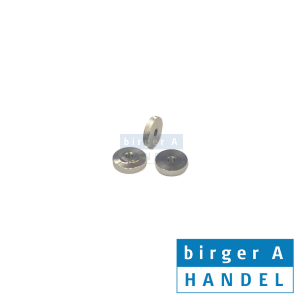 Din 467  M 3 knurled rustfri A1 1.4305 fingermtrik