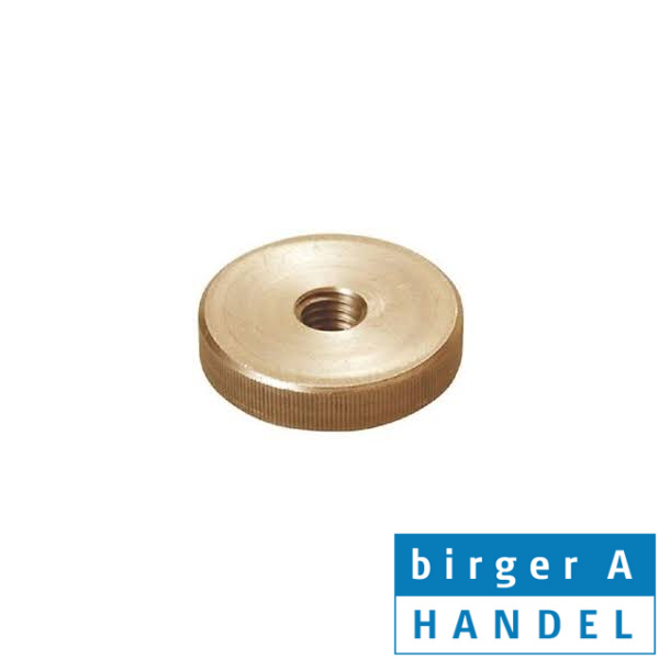 Din 467  M 4 knurled messing fingermtrik