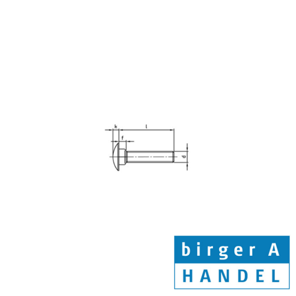 Din 603 M 10x60/60 rustfri syrefast A4 brddebolt
