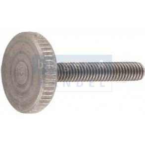 Din 653  M 8x12 knurled rustfri 1.4305 fingerskrue uden nav