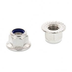 Din 6926S M 6 rustfri syrefast A4 lseflangemtrik m/riller