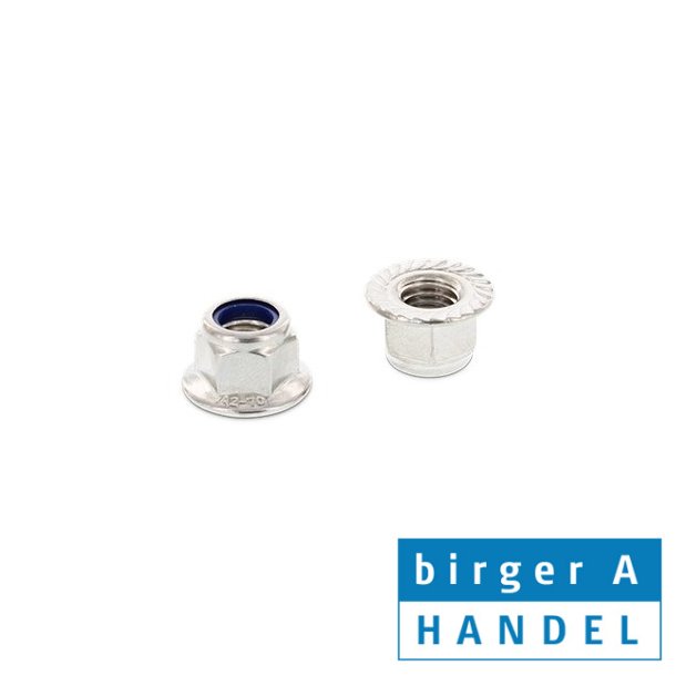 Din 6926S M12 rustfri syrefast A4 lseflangemtrik m/riller