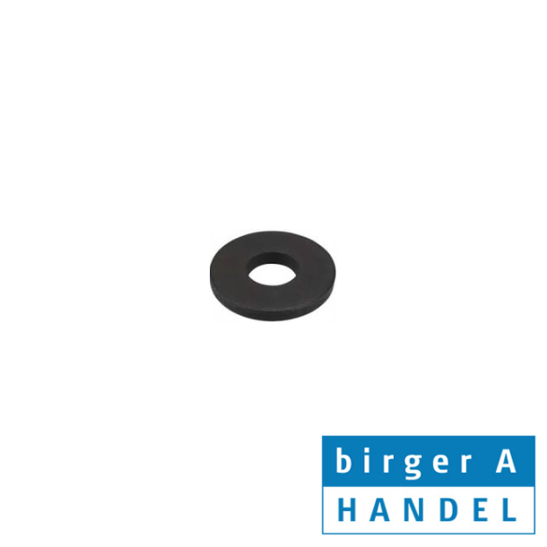 Din 9021 M10 nylon sort sk�rmskive � 10.5x30x2.5