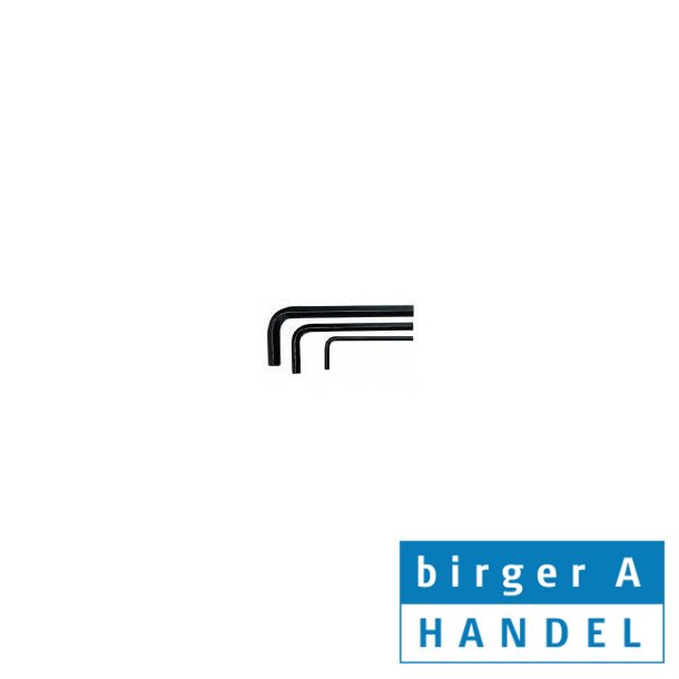 Din 911 0.7 mm sort ubehandlet unbrakongle