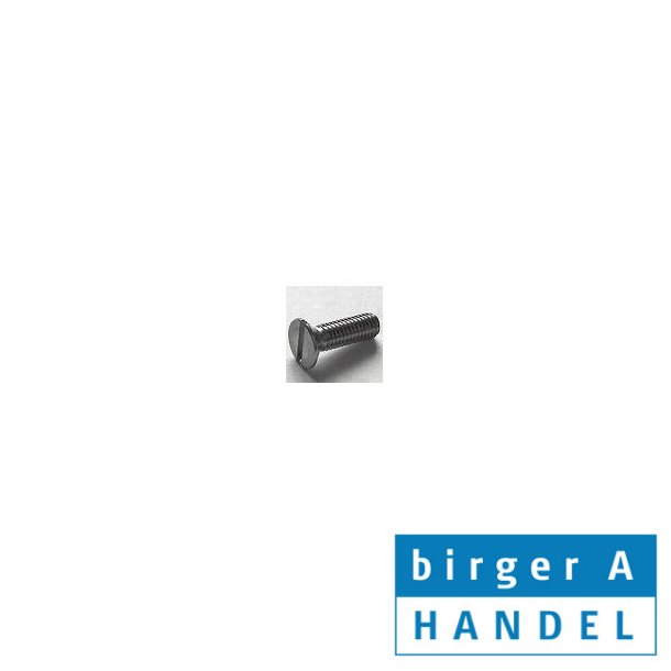 Din 963 M 8x50 rustfri syrefast A4 undersnket lige krv