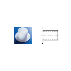 Korrex Isoleringsrr M 4x10 hvid PA6 pakke a 100 stk